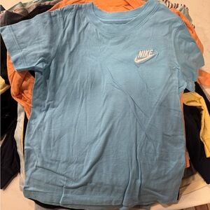 Nike Blue Tee with Logo